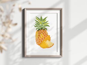 Plakatas "Ananasas"