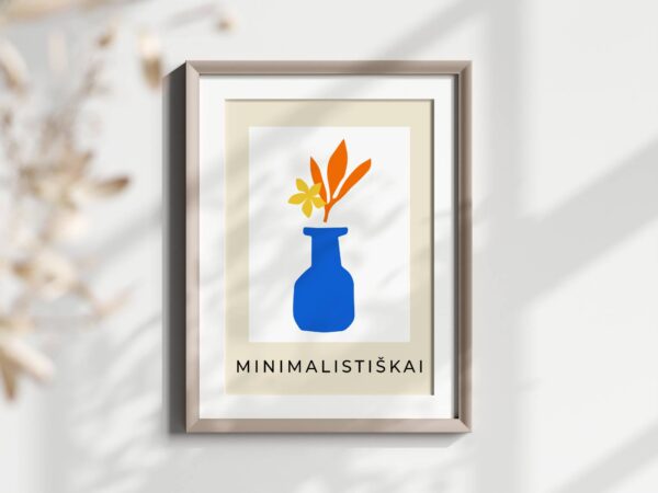 Plakatas MINIMALISTINĖ KOMPOZICIJA