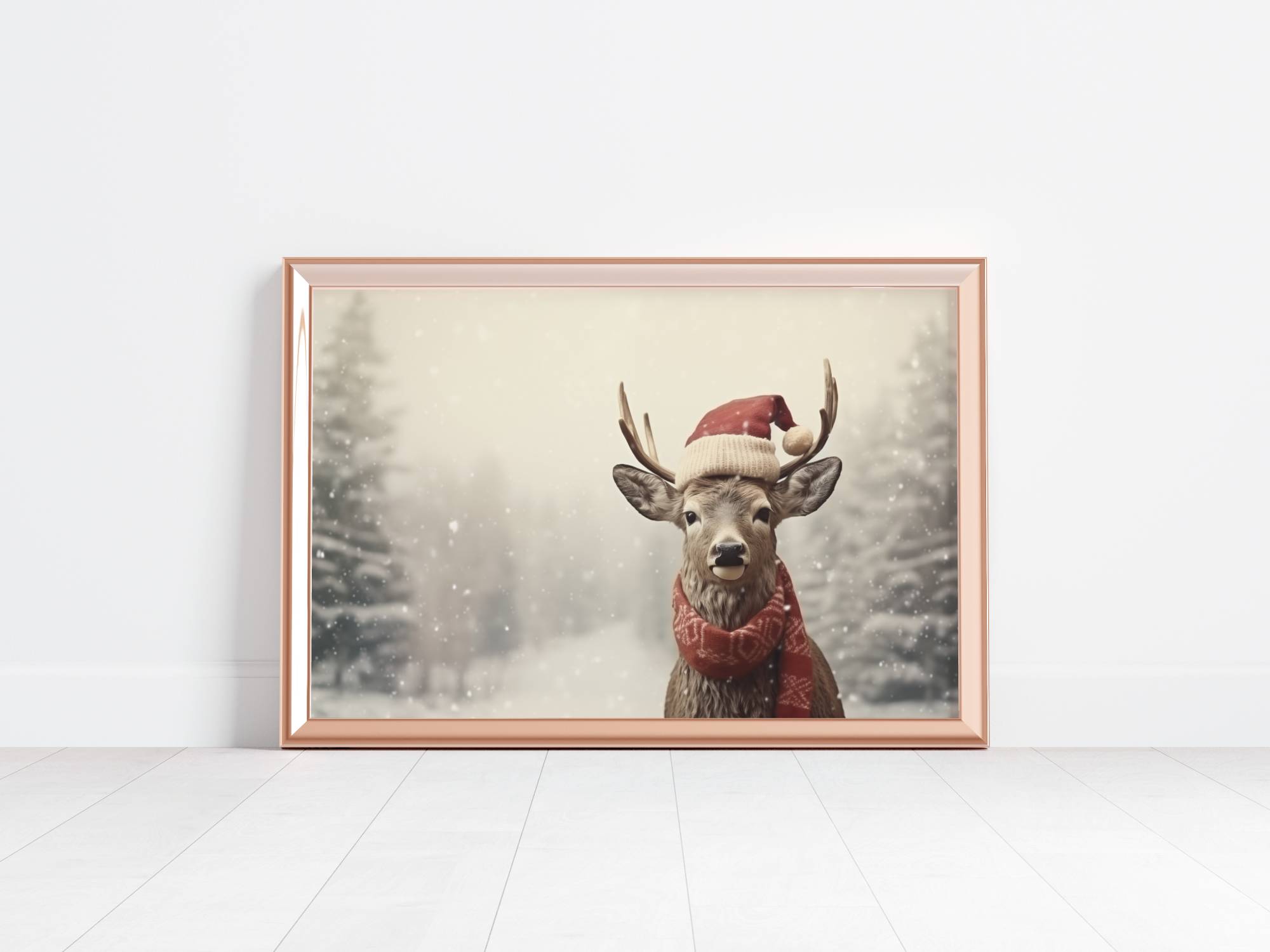 Plakatas ELNIAS LAUKIA KALĖDŲ