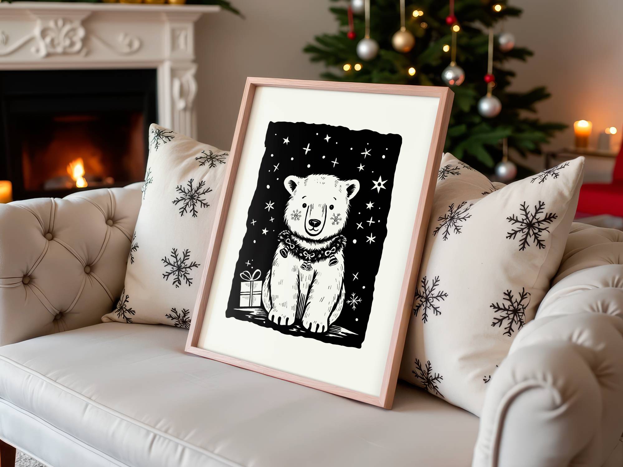 Plakatas KALĖDINĖ BALTOJI MEŠKA - Image 3