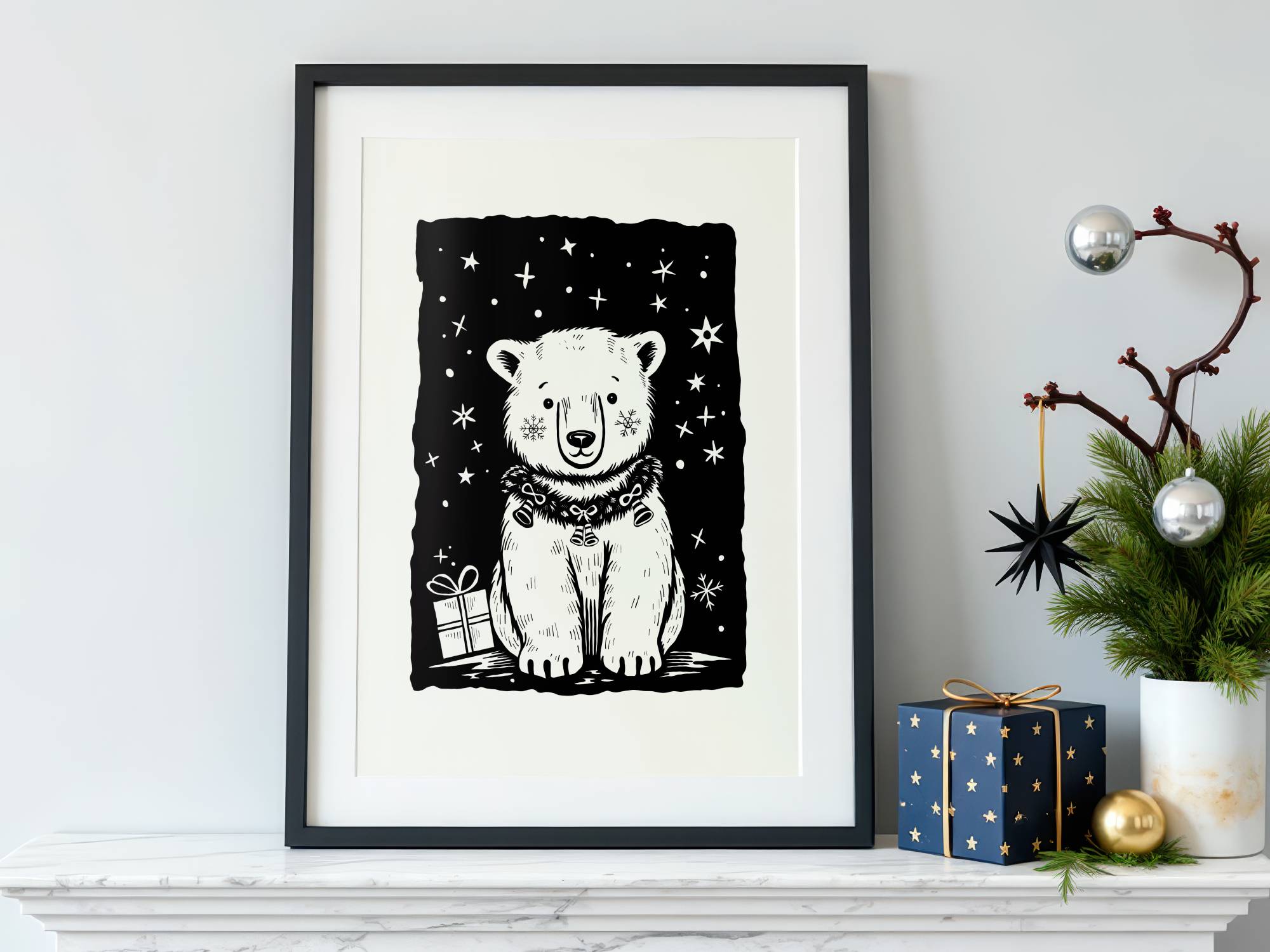 Plakatas KALĖDINĖ BALTOJI MEŠKA - Image 5