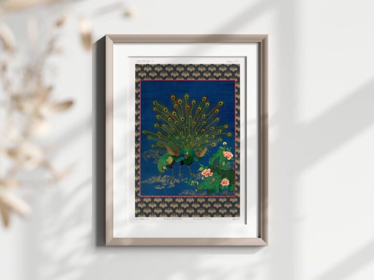 plakatu-namai-plakatas-peacock-showing-off-to-peahen