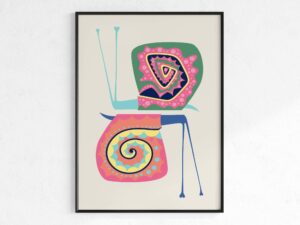 Plakatas DVI SRAIGĖS