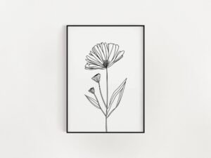 Plakatas VIENAS ŽIEDAS
